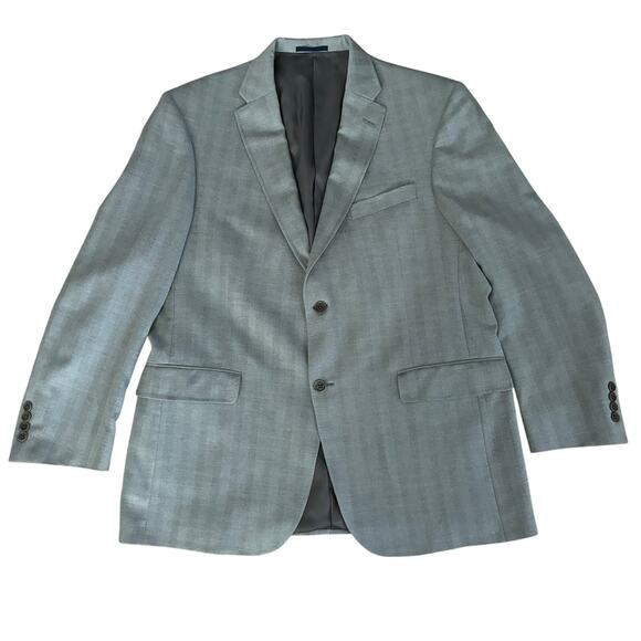 Daniel Cremieux Other - Daniel Cremieux Loro Piana Size 43R Jacket Blazer Sportcoat Union Made USA Grey